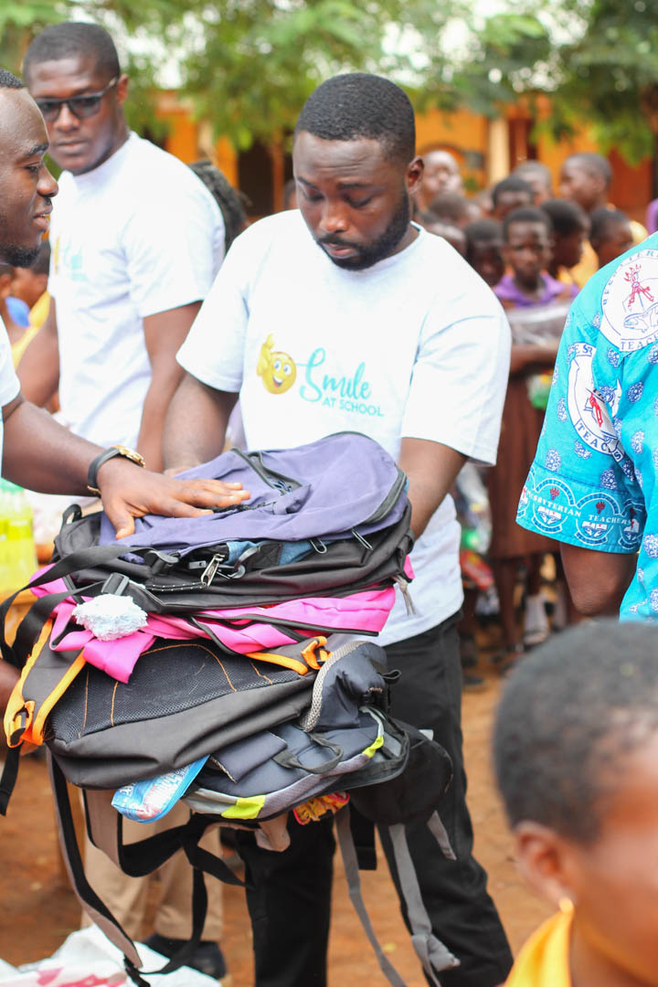 Bag donations by smileatschool- courtesy smileatschool
